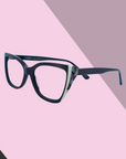 PRIMS Eyewear | NALA-Montura en Acetato Eye Cat Grande con Anti-Blue Light