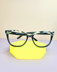 PRIMS Eyewear | ELORA- Montura en Acetato Semi Eye Cat con Anti-Blue Light