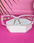 PRIMS Eyewear | GLOW III-Montura Rectangular en Acetato Moderna y Chic con Anti-Blue Light