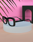 PRIMS Eyewear | GLOW III-Montura Rectangular en Acetato Moderna y Chic con Anti-Blue Light