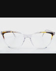 PRIMS Eyewear | EIRE-Montura en Acetato Eye Cat Clear con Color Brillante y Anti-Blue Light