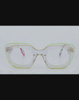 PRIMS Eyewear | GLOW II- Montura Cuadrada Chic con Brillos y Anti-Blue Light